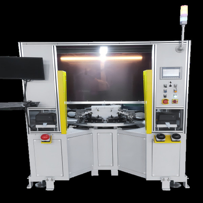 Machine semi-automatique pour le montage de la pince Omega sur le haut-parleur du véhicule