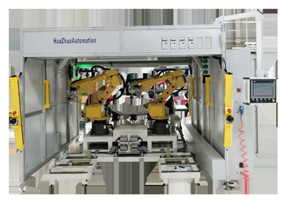 métal robotique de carrosserie de PLC de la machine de soudure de bras de 3000mm 50mm/S