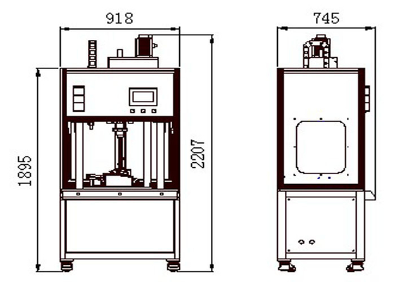 pneumatique automatique ultrasonore rotatoire de la machine 5000rpm de la soudure 220V