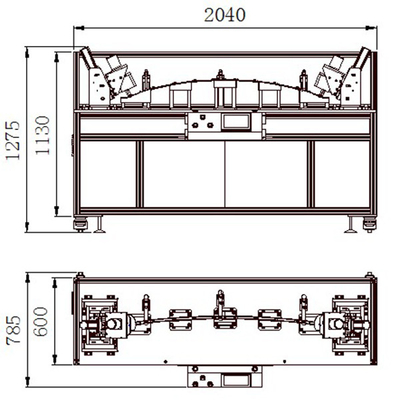 2400W poinçonneuse automatique de boîte ultrasonique de la poinçonneuse 0.6MPA