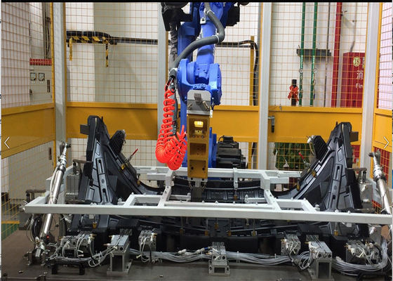 6mm/S aluminium automatique de soudure robotique des systèmes PLC pour le gril de voiture