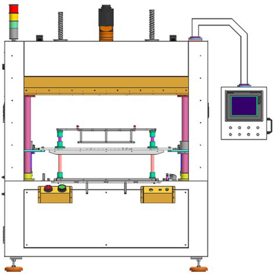 Plat chaud servo de trois positions soudant la machine 900mm2 de rivetage chaude