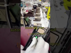 Montage manuel contre montage automatique des pinces -- 3 fois plus rapide avec cette machine