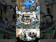 Soudage par ultrasons robotiques de haute précision pour pare-chocs automobiles:3 Machines synchronisées Huazhuo i