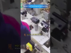 Application de poinçonnage et de soudage automatiques pour pare-chocs automobiles