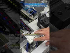 Soudage et poinçonnage sur site du couvercle radar sur le pare-chocs arrière en PP