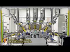 Système intégré de poinçonnage-soudage par ultrasons pour support de radar de pare-chocs automobile